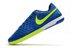 Chuteira Nike Tiempo Legend 8 Futsal Pro Azul/Verde