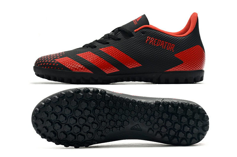 Chuteira Adidas Predator 20.4 Society Preto/Vermelho