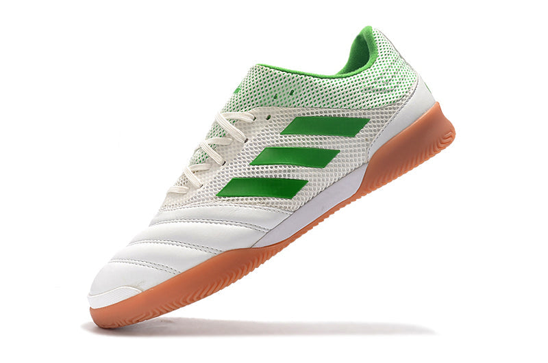 Chuteira Adidas Copa 20.1 Futsal Branco/Verde