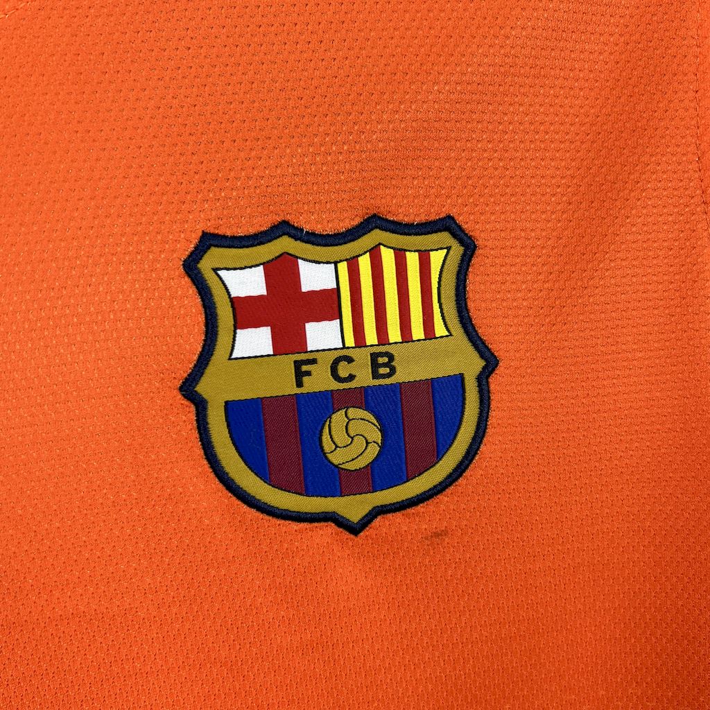 Camisa Barcelona Away 2012/13 - Nike Retrô Masculina - Laranja/Amarela