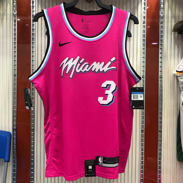 Regata NBA Miami Heat Vice Edition Dwayne Wade Rosa