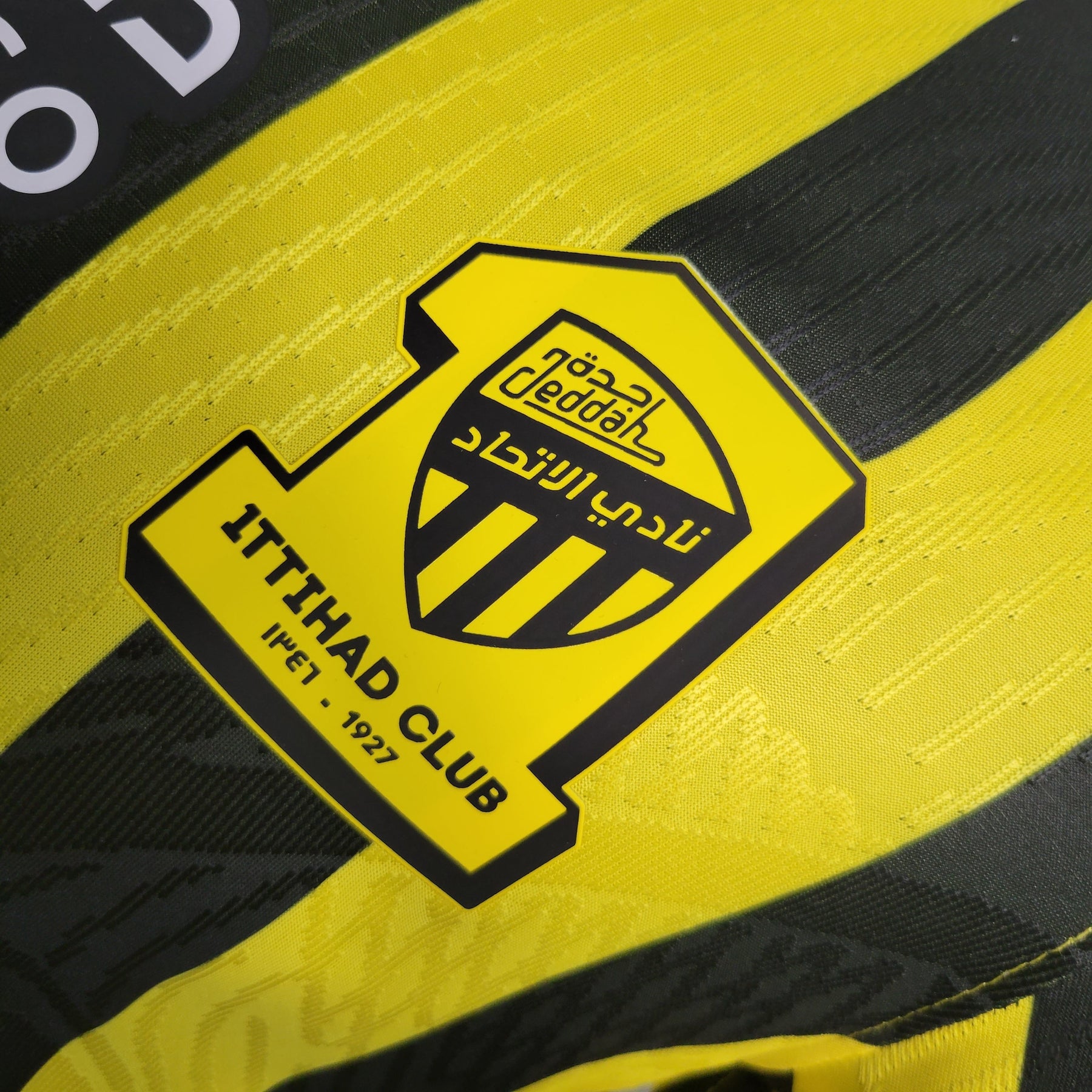 Camisa Ittihad Home 2023/24 - Nike Jogador Masculina - Amarela/Preta