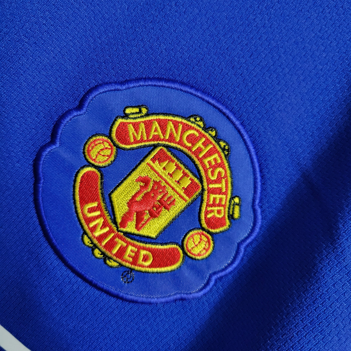 Camisa Manchester United Away 2008/09 - Nike Retrô Masculina - Azul