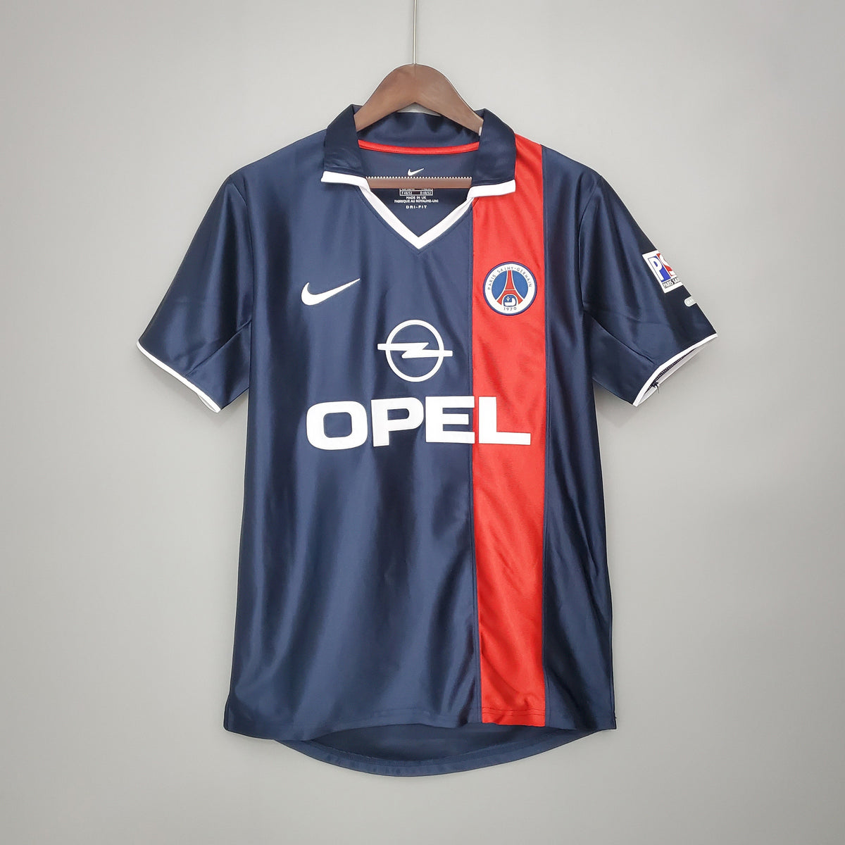 Camisa PSG Home 2001/02 - Nike Retrô Masculina - Azul/Vermelha