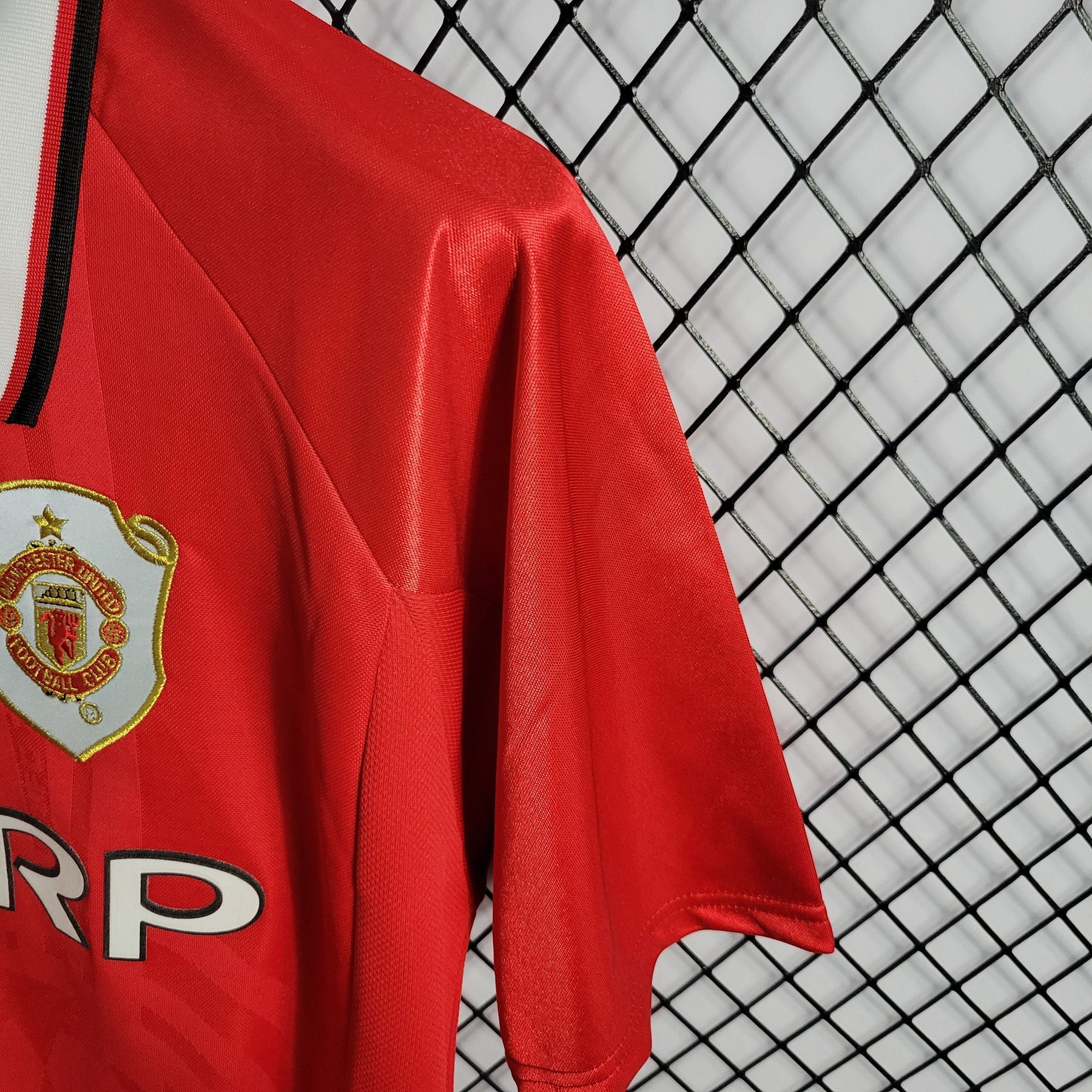 Camisa Manchester United Home 1999 - Umbro Retrô Masculina - Vermelha/Branca