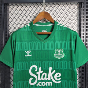 Camisa Everton Away 2023/24 - Hummel Torcedor Masculina - Verde/Branca