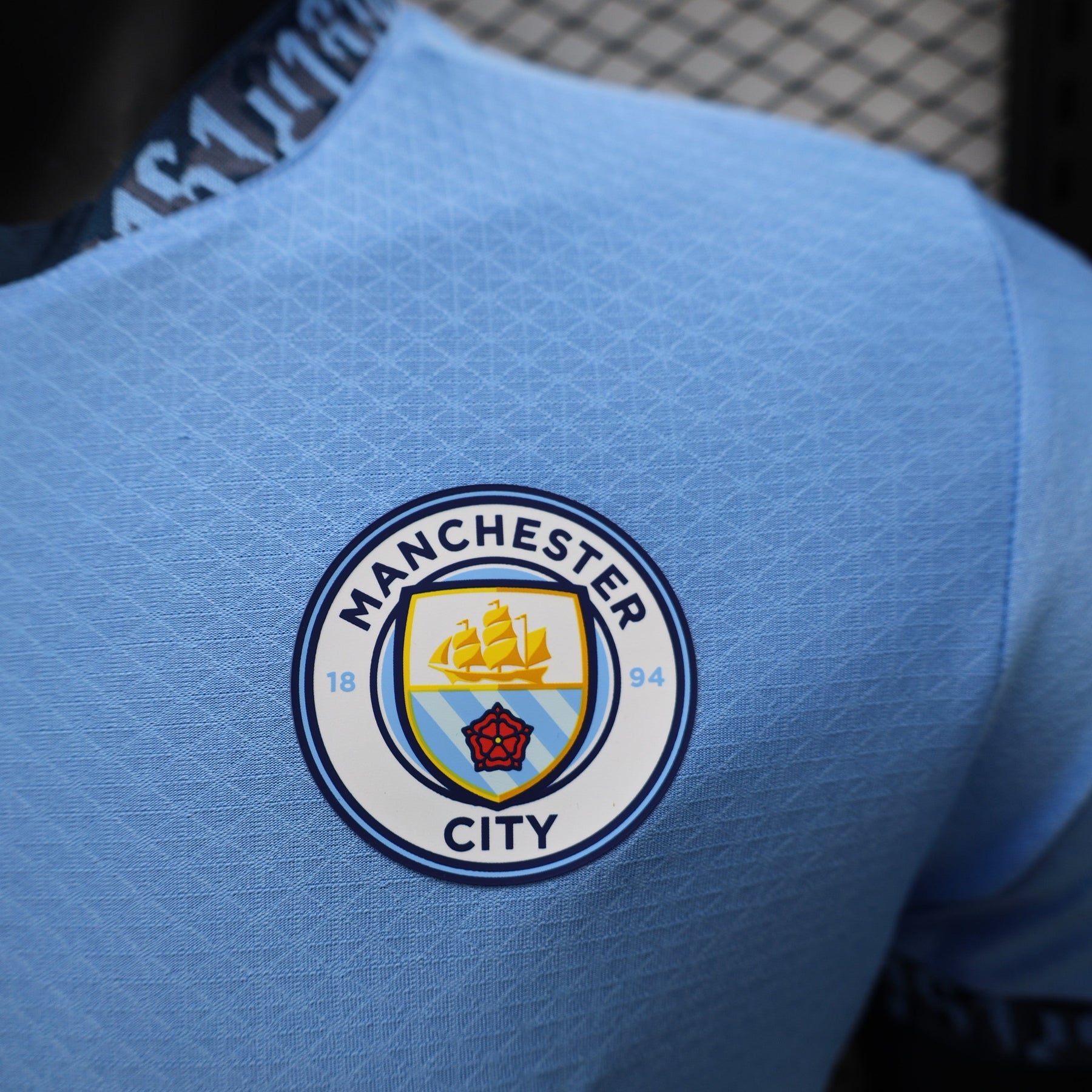 Camisa Manchester City Home 2024/25 - Puma Jogador Masculina - Azul/Branca