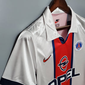 Camisa PSG Away 1998/99 - Nike Retrô Masculina - Branca/Vermelha