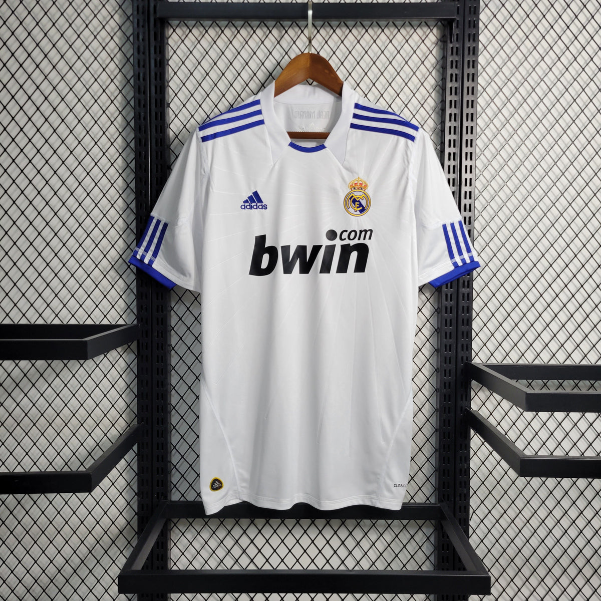 Camisa Real Madrid Home 2010/11 - Adidas Retrô Masculina - Branca/Azul