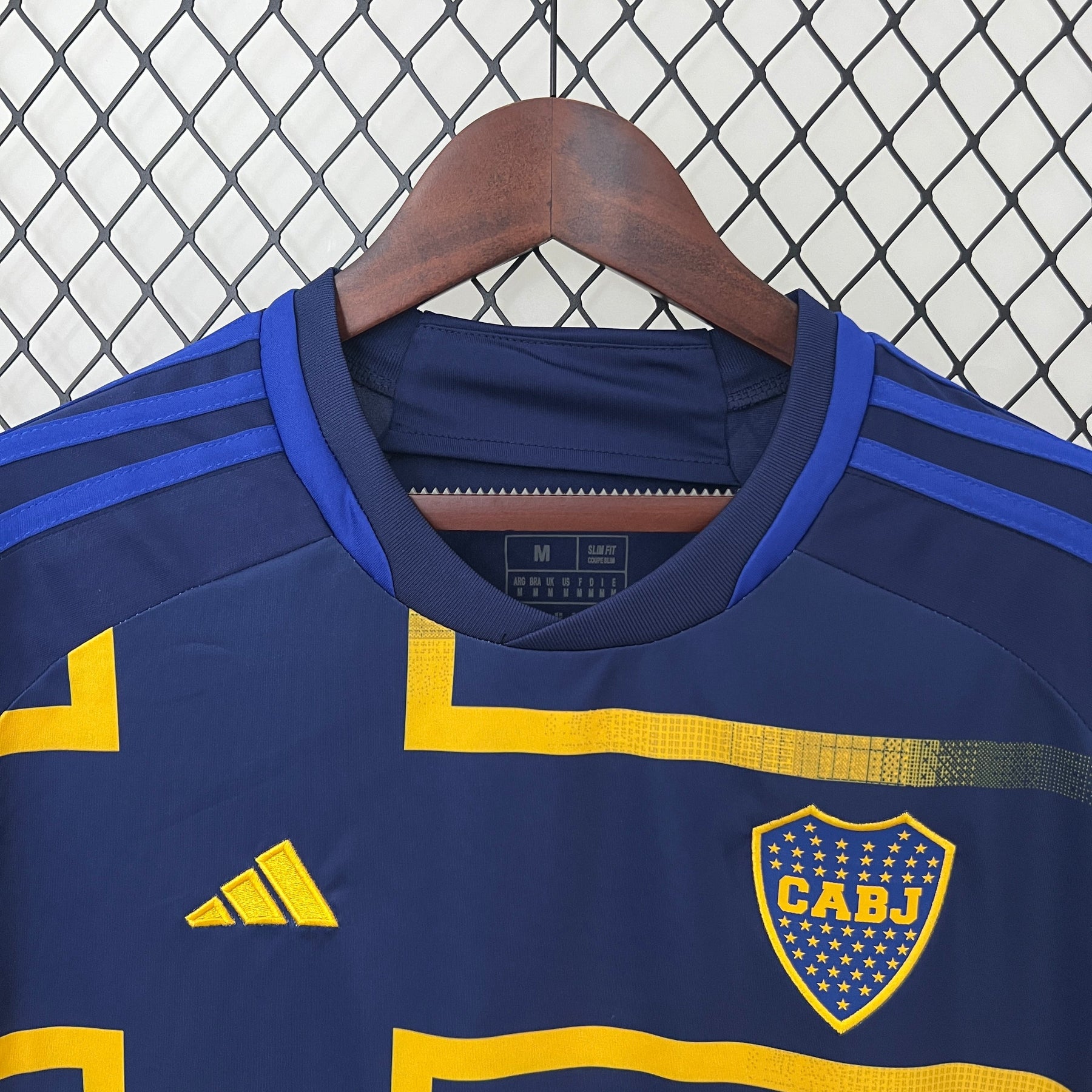 Camisa Boca Juniors Third 2024/25 - Adidas Torcedor Masculina - Azul/Amarela