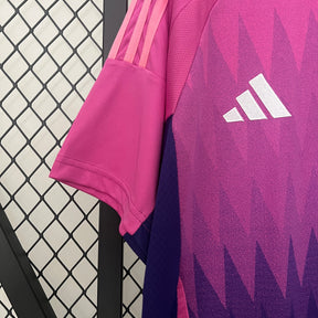 Camisa Seleção Alemanha Away 2024/25 - Adidas Torcedor Masculina - Rosa/Roxa