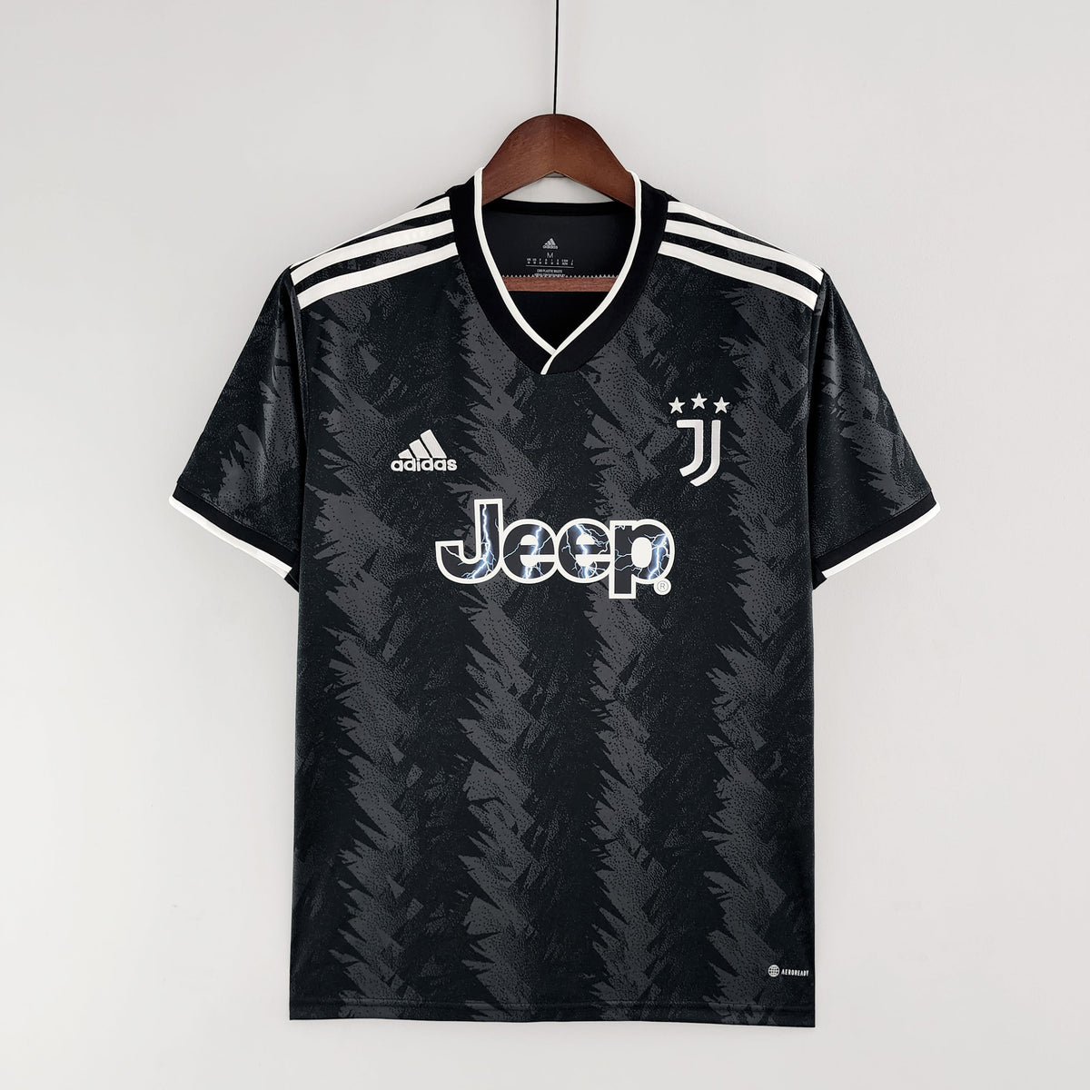 Camisa Juventus Away 2022/23 - Adidas Torcedor Masculina - Preta/Branca