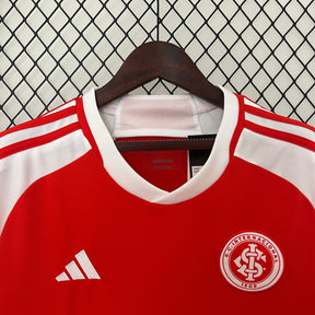 Camisa Internacional Home 2024/25 - Adidas Torcedor Masculina - Vermelha/Branca