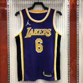 Regata NBA Los Angeles Lakers Statement 20/21 LeBron James 6 Roxa