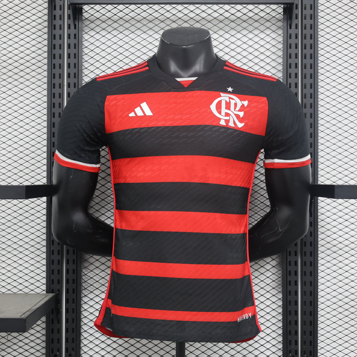 Camisa Flamengo Home 2024/25 - Adidas Jogador Masculina - Vermelha/Preta