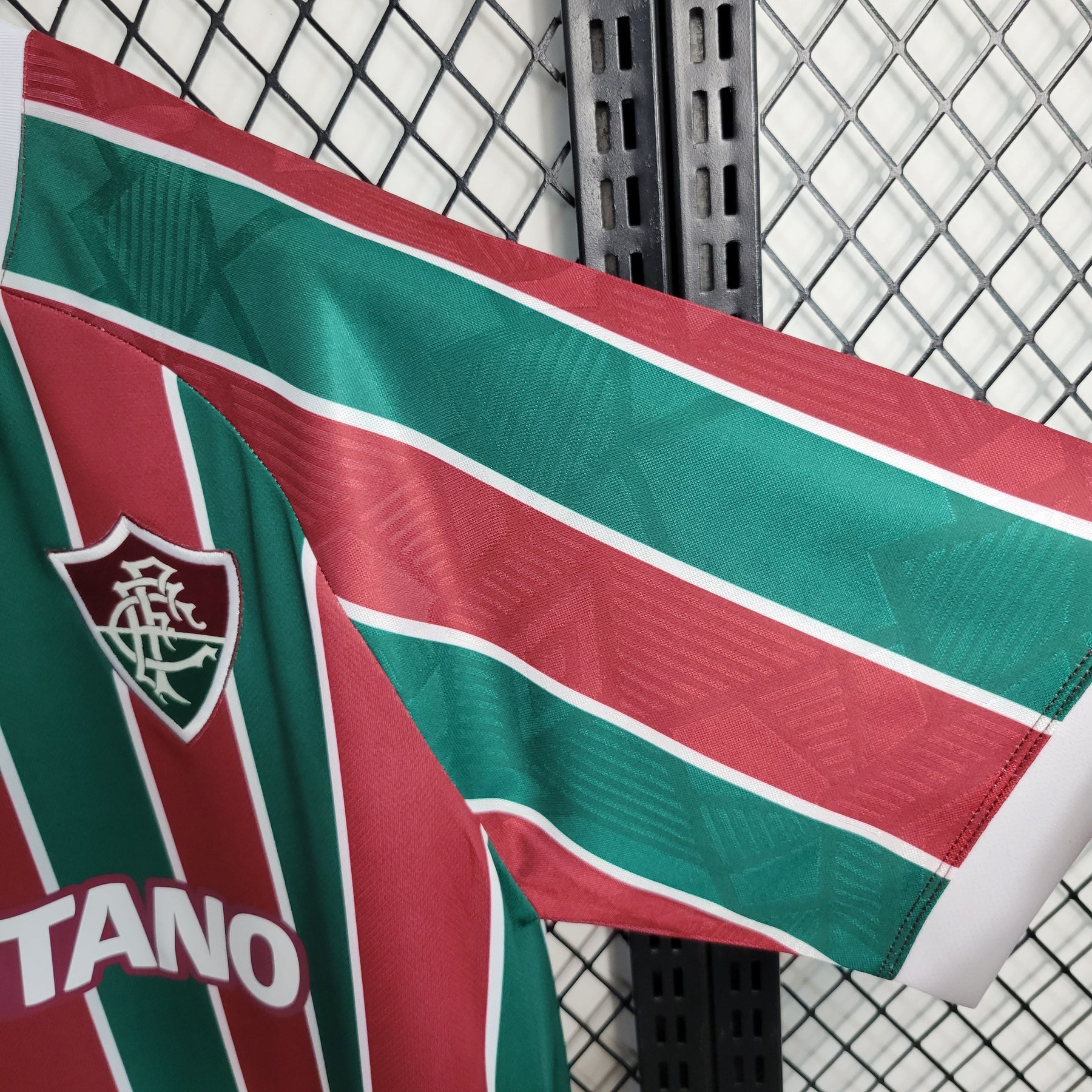 Camisa Fluminense Home 2023/24 - Umbro Torcedor Masculina - Vermelha/Verde