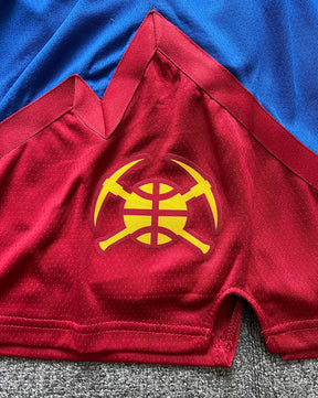 Short NBA Denver Nuggets Statement Edition Azul/Vermelho