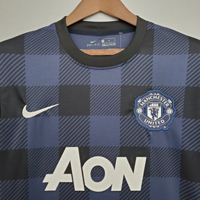 Camisa Manchester United Third 2013/14 - Nike Retrô Masculina - Azul/Preta