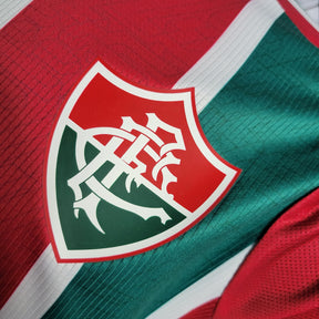 Camisa Fluminense Home 2022/23 - Umbro Jogador Masculina - Vermelha/Verde