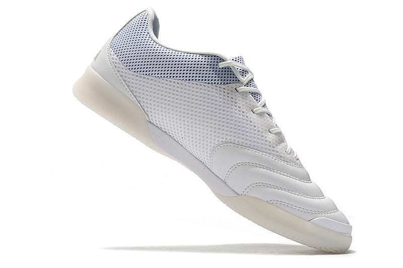 Chuteira Adidas Copa 20.1 Futsal Branco/Dourado