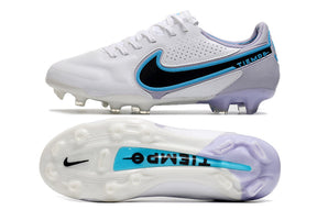 Chuteira Nike Tiempo Legend 9 Elite Branco/Azul