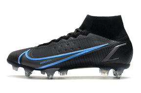 Chuteira Nike Mercurial Superfly 8 Elite Black SG-Pro Trava-mista