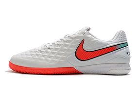 Chuteira Nike Tiempo Legend 8 Futsal Pro Branco/Vermelho