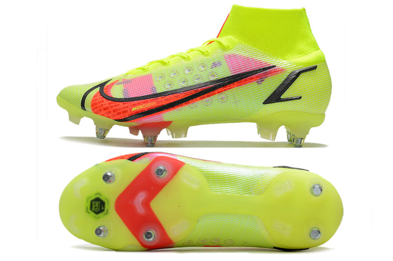 Chuteira Nike Mercurial Superfly 8 Elite Motivation SG-Pro Trava-mista