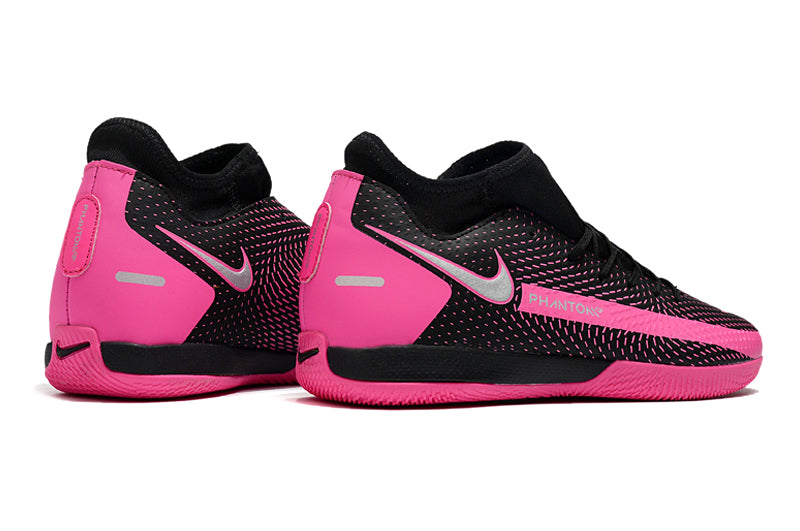 Chuteira Nike Phantom GT Futsal Pro Preto/Rosa