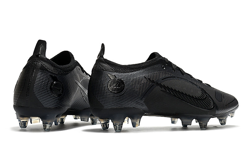 Chuteira Nike Mercurial Vapor 14 Elite All Black SG-Pro Trava-mista