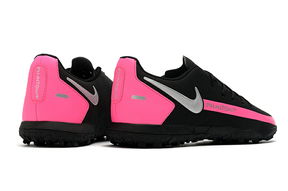 Chuteira Nike Phantom GT Society Academy Preto/Rosa