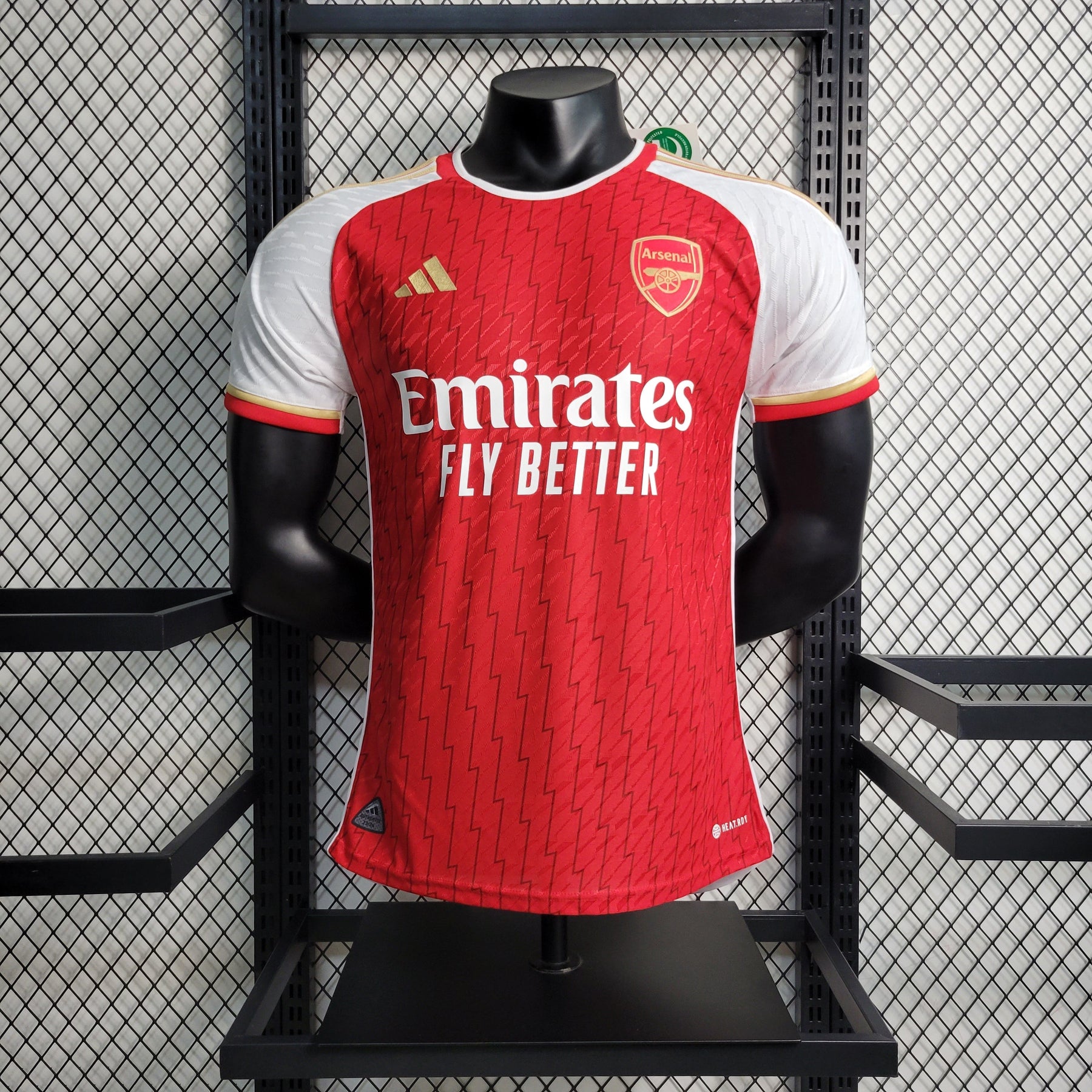 Camisa Arsenal Home 2023/24 - Adidas Jogador Masculina - Vermelha/Branca