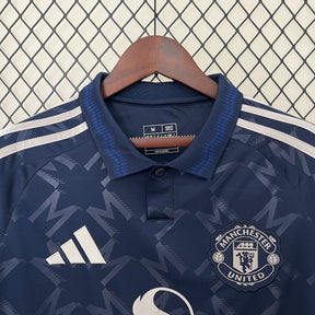 Camisa Manchester United Away 2024/25 - Adidas Torcedor Masculina - Azul