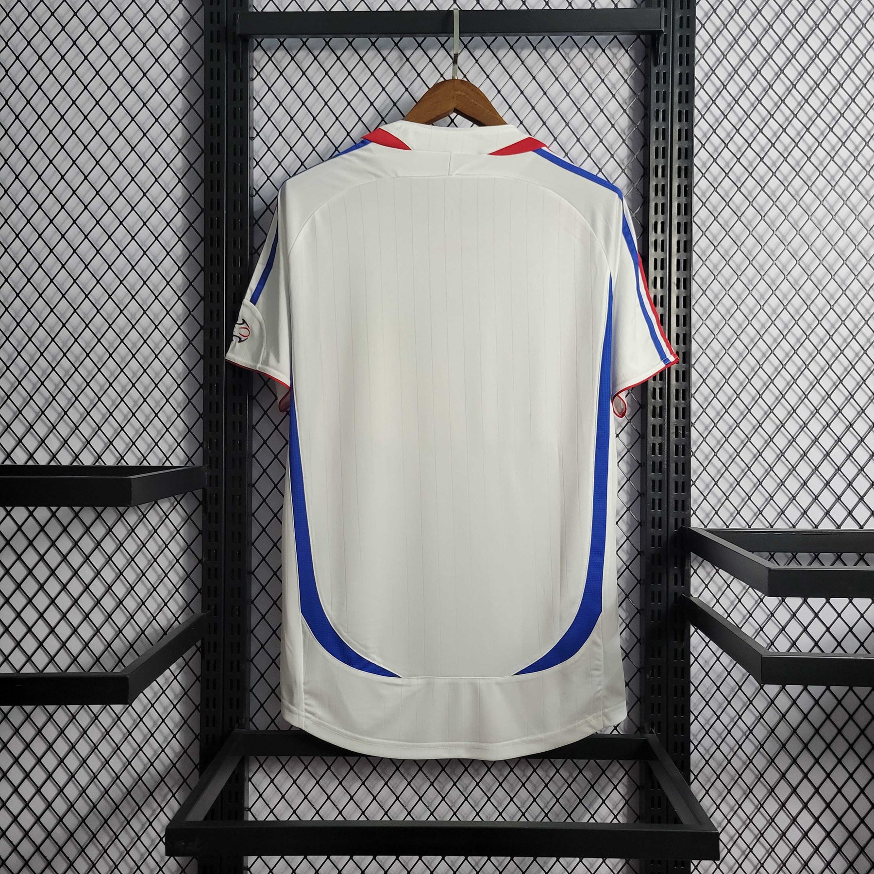 Camisa Seleção França 2006 - Adidas Retrô Masculina - Branca/Vermelha