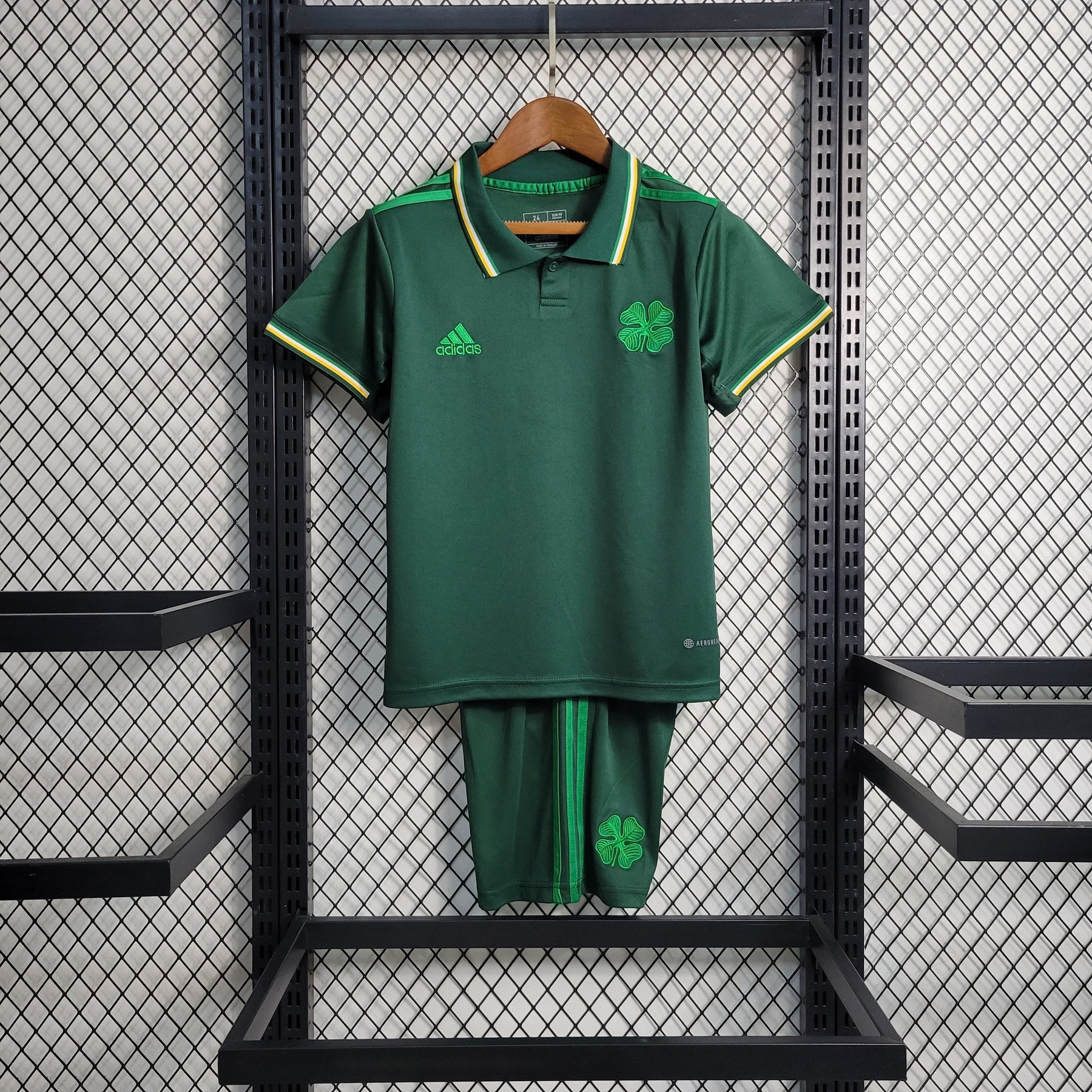 Kit Infantil Celtic Edição Especial 2023/24 - Adidas Torcedor - Verde