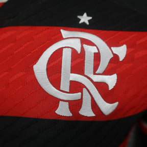 Camisa Flamengo Home 2024/25 - Adidas Jogador Masculina - Vermelha/Preta