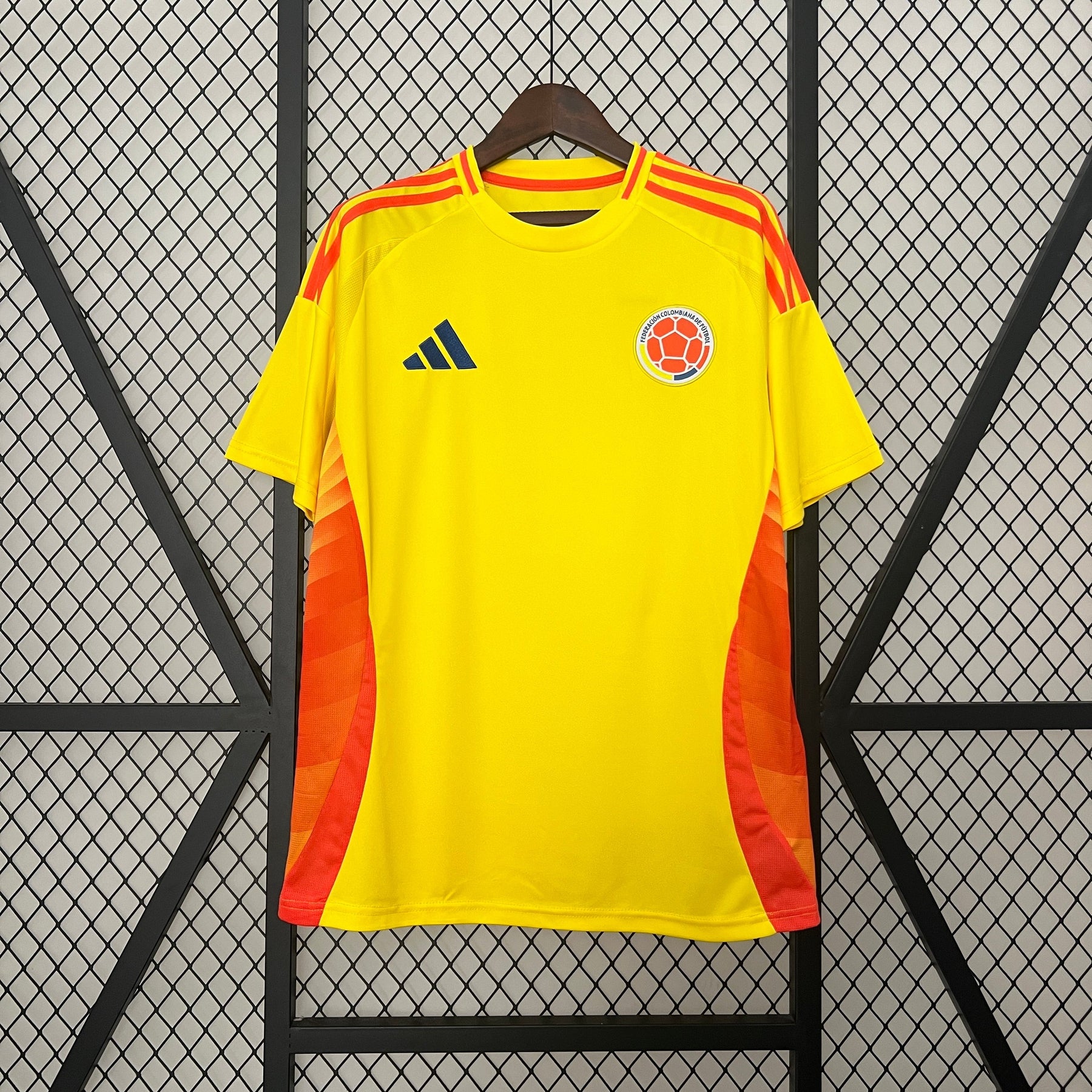 Camisa Seleção Colômbia Home 2024/25 - Adidas Torcedor Masculina - Amarela/Laranja