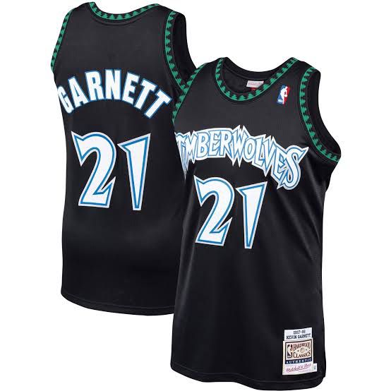 Regata Classica Mitchell & Ness Minnesota Timberwolves "Garnett" N° 21