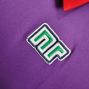 Camisa Fiorentina Home 1984/85 - Nr Retrô Masculina - Roxa/Branca