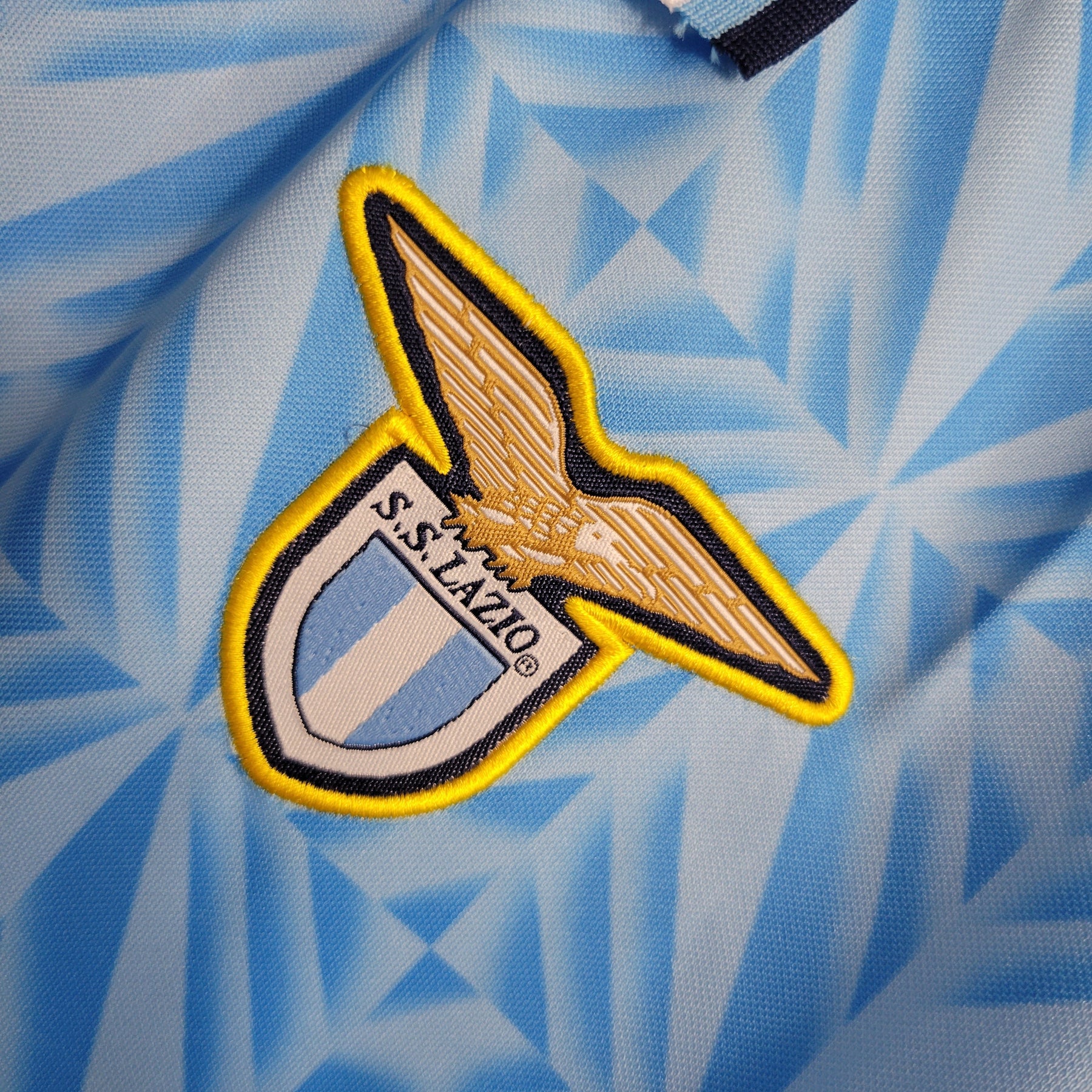 Camisa Lazio Home 1991 - Umbro Retrô Masculina - Azul