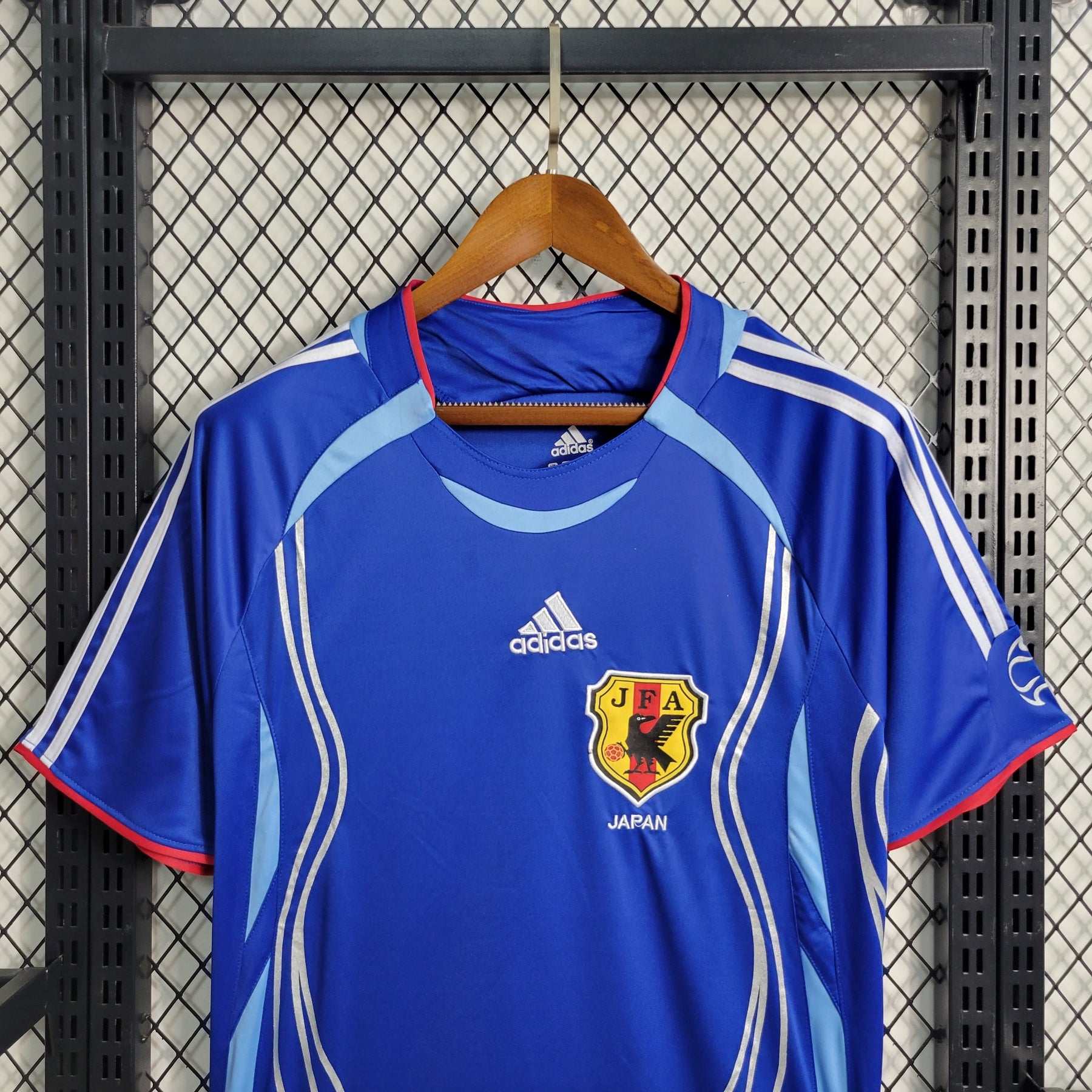 Camisa Seleção Japão 2006 - Adidas Retrô Masculina - Azul