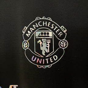 Camisa Manchester United Edição Especial Balmain 2023/24 - Adidas Torcedor Masculina - Refletivel - Preta