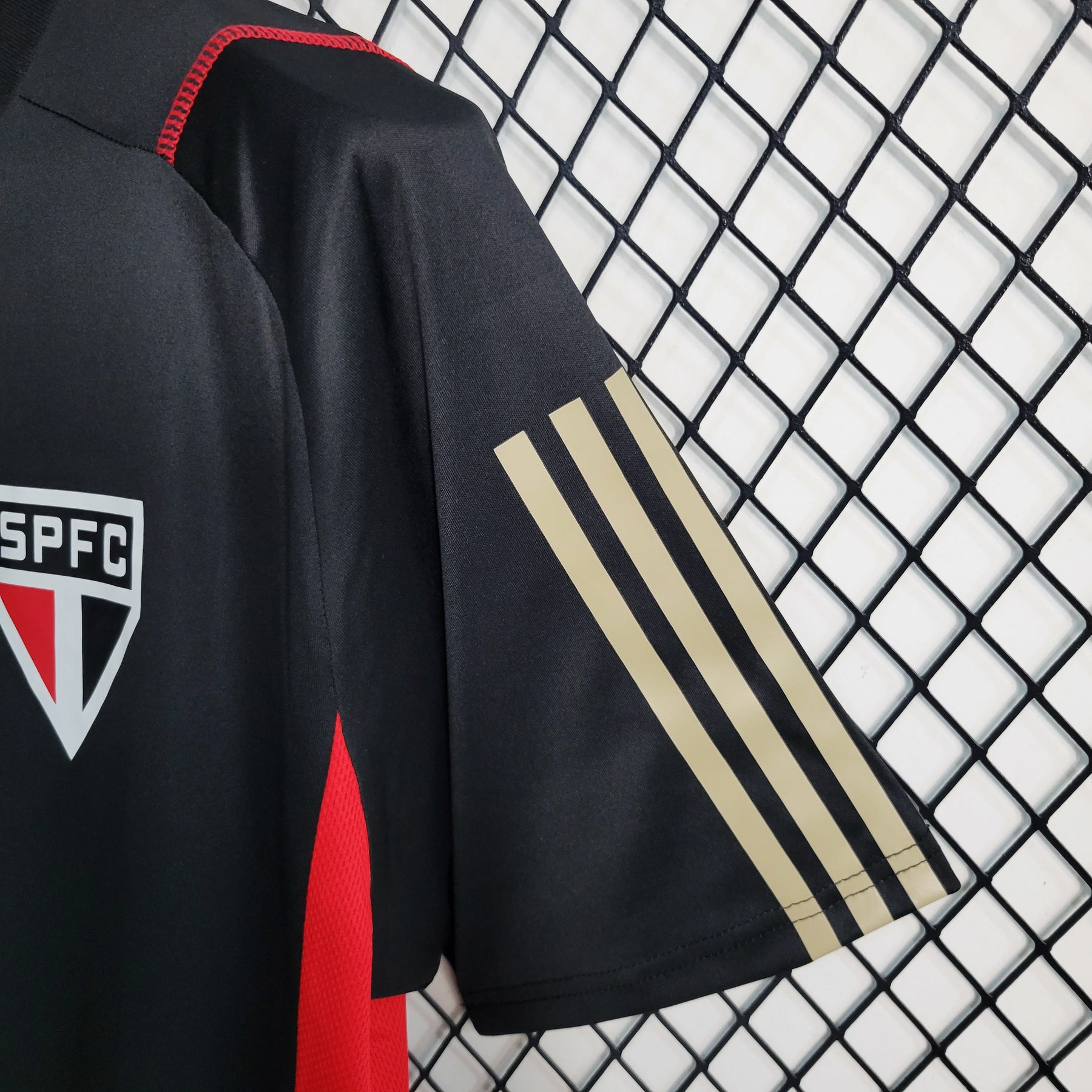 Camisa São Paulo Treino 2023/24 - Adidas Torcedor Masculina - Preta