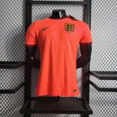 Camisa Seleção Inglaterra Away 2022/23 - Nike Jogador Masculina - Laranja/Preta