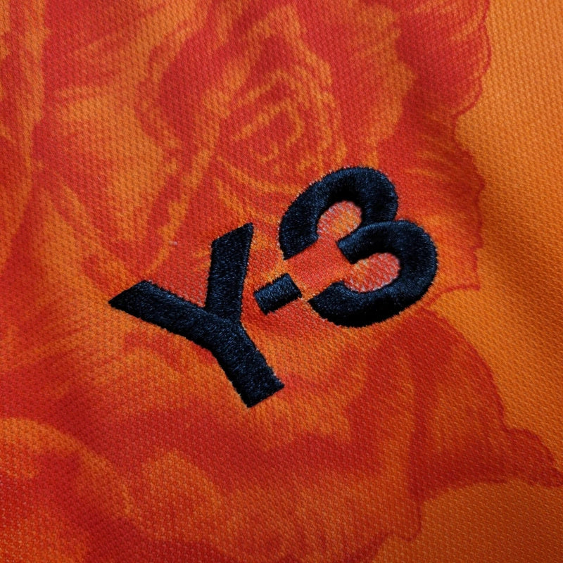 Camisa Real Madrid Edição Especial 2024/25 - Y3 Torcedor Masculina - Laranja/Preta