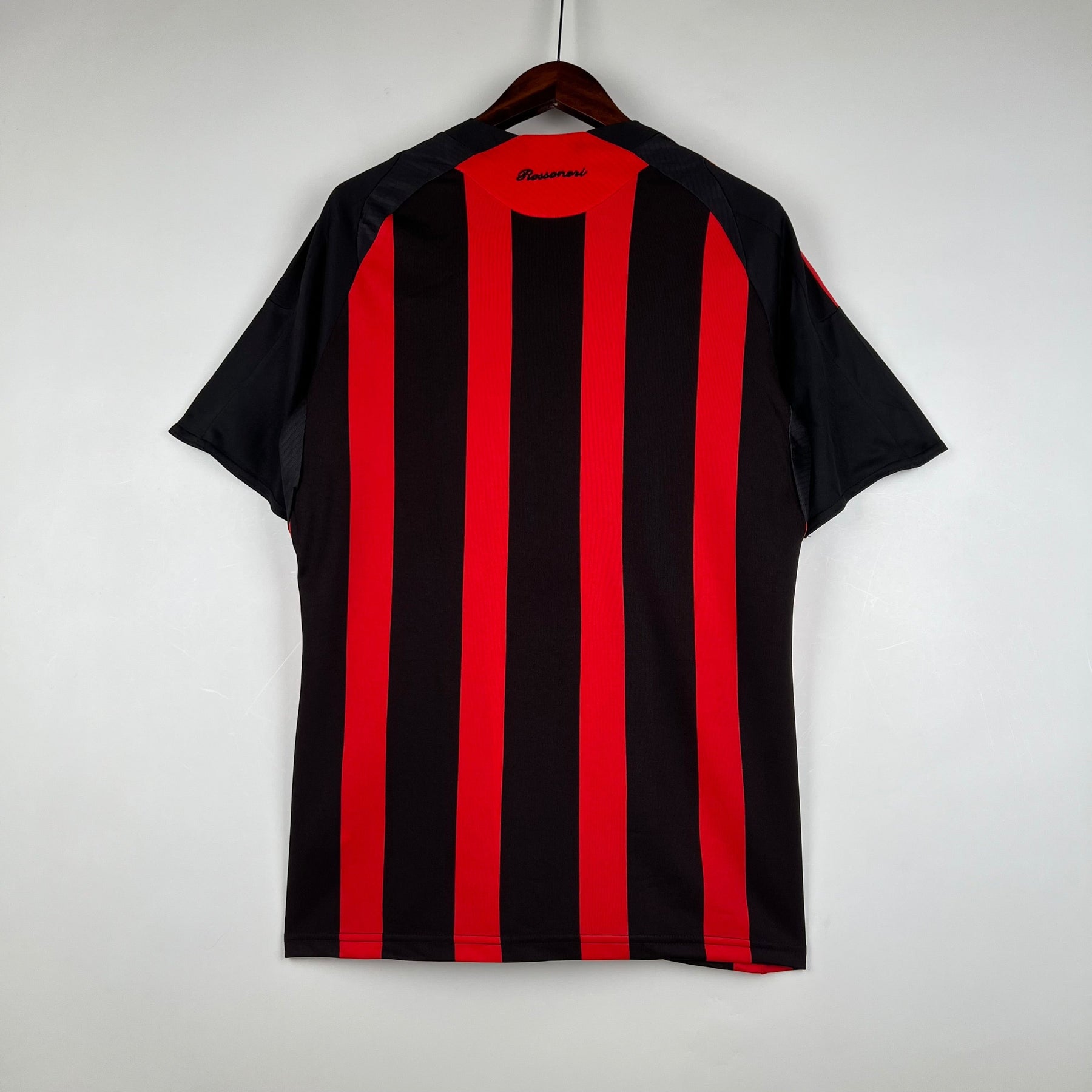 Camisa Milan Home 2008/09 - Adidas Retrô Masculina - Vermelha/Preta