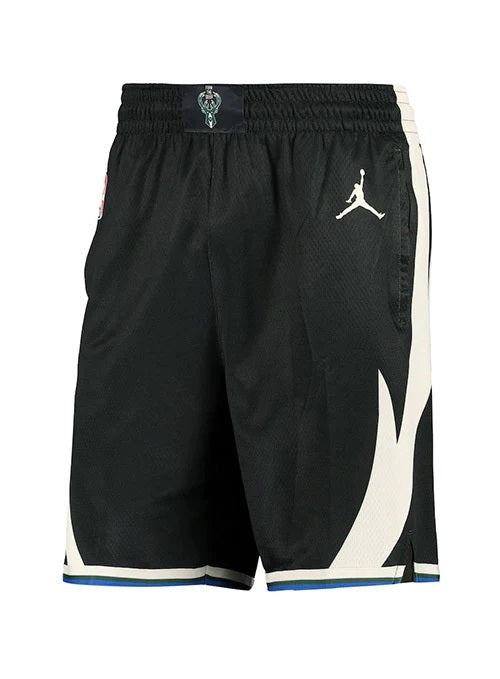 Short NBA Milwaukee Bucks Statement Edition Preto