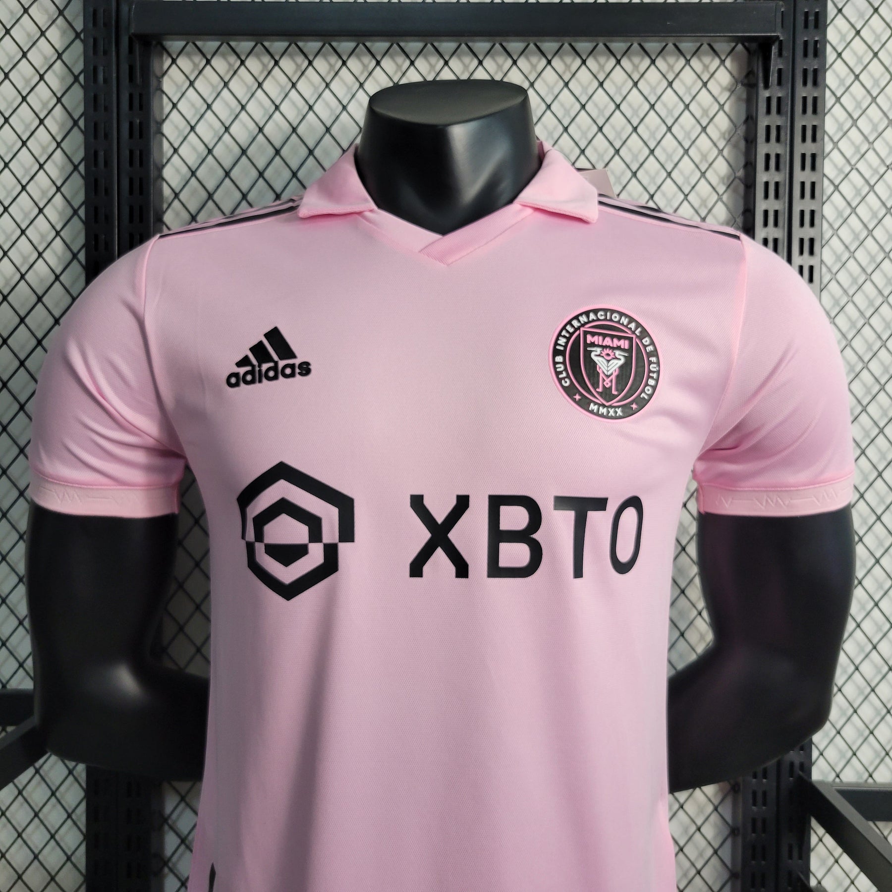 Camisa Inter Miami Home 2022/23 - Adidas Jogador Masculina - Rosa/Preta