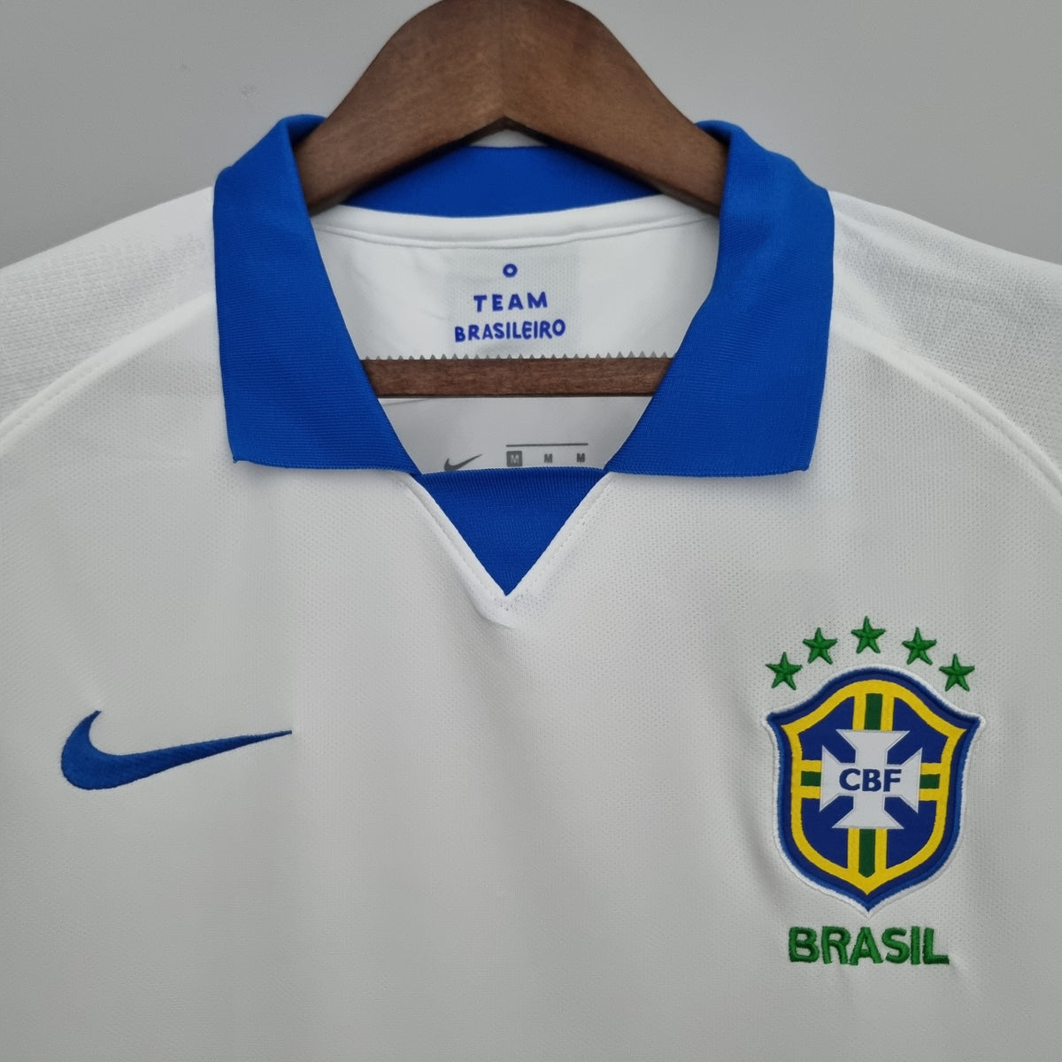 Camisa Seleção Brasil Edição Especial 2019 - Nike Torcedor Masculina - Branca/Azul