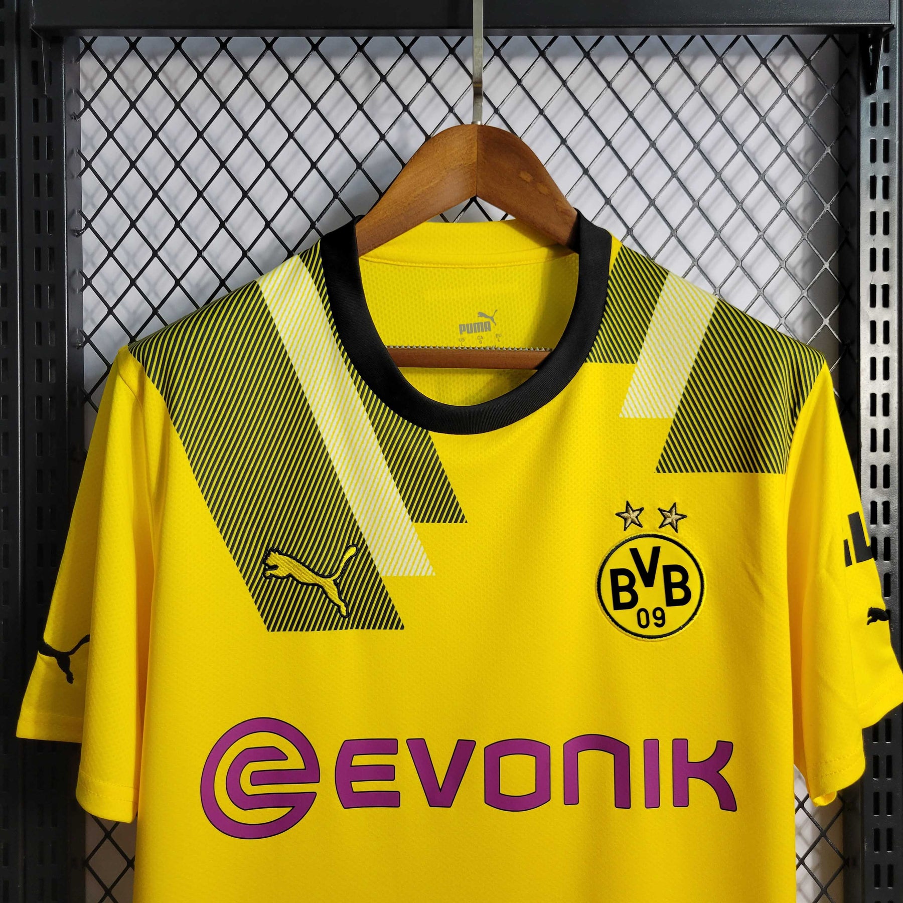 Camisa Borussia Dortmund Away 2022/23 - Puma Torcedor Masculina - Amarela/Preta